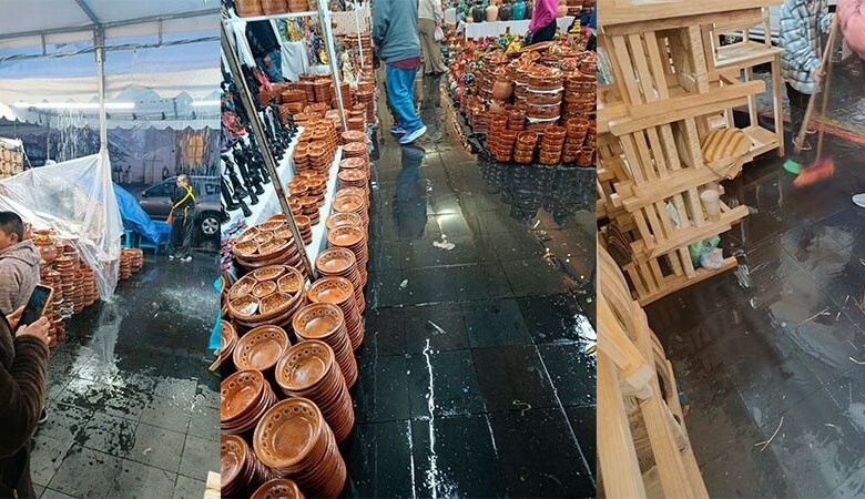 Uruapan, Tianguis Artesanal, lluvias