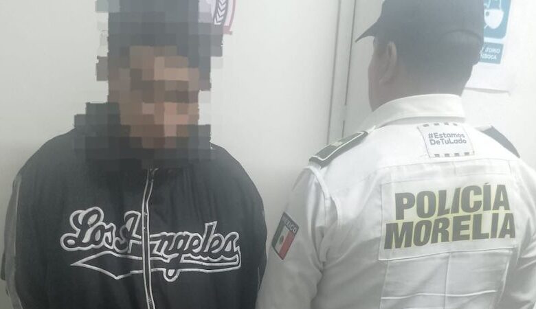 Detenido por la Policía Morelia