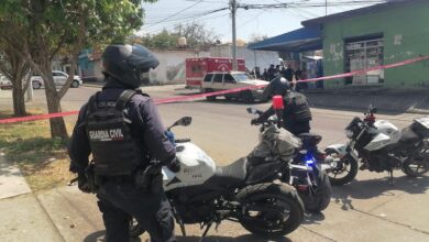 Escena del crimen en Uruapan