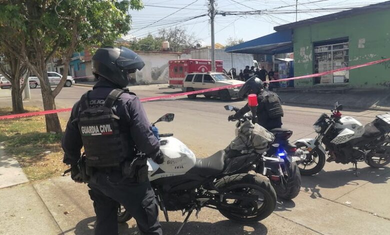 Escena del crimen en Uruapan