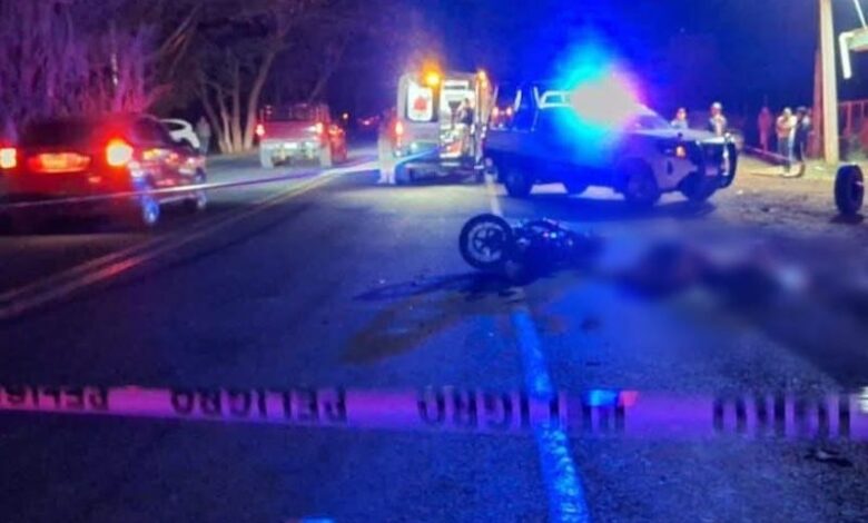Accidente de motocicleta