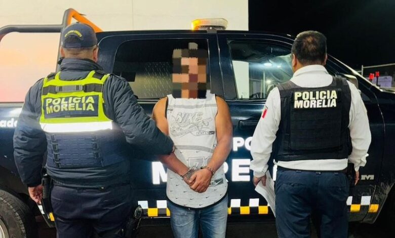 Detenido por la Policía Morelia