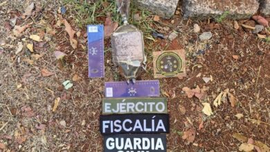 Explosivo asegurado