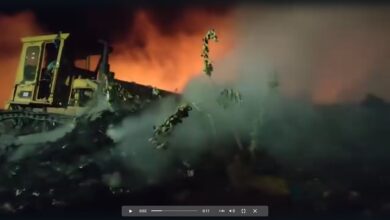 Buenavista, Incendio, Relleno sanitario