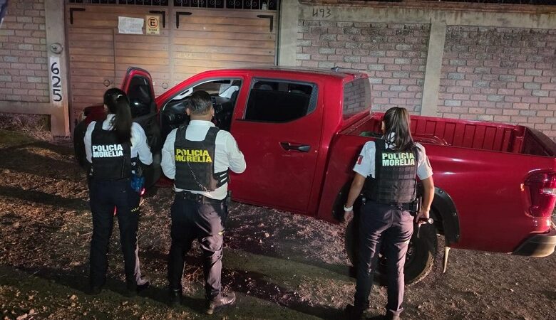 Policía Morelia, Robo de vehículo, Recuperación