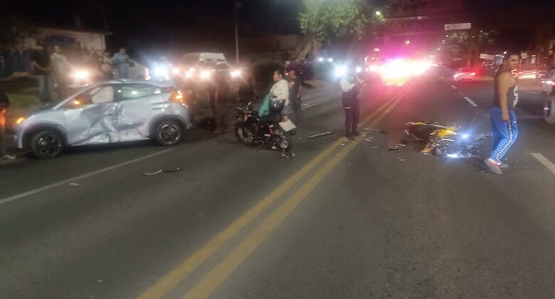 Accidente de motocicleta