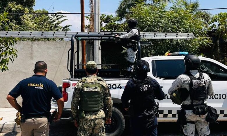 Operativo en Apatzingán