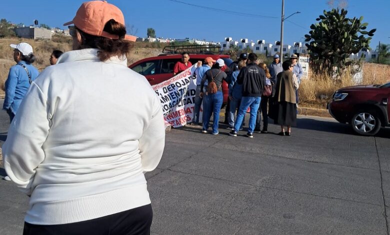 Tarímbaro, expropiación ilegal, bloqueo vial