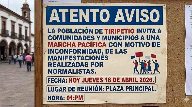 Tiripetío, Michoacán, Protesta social