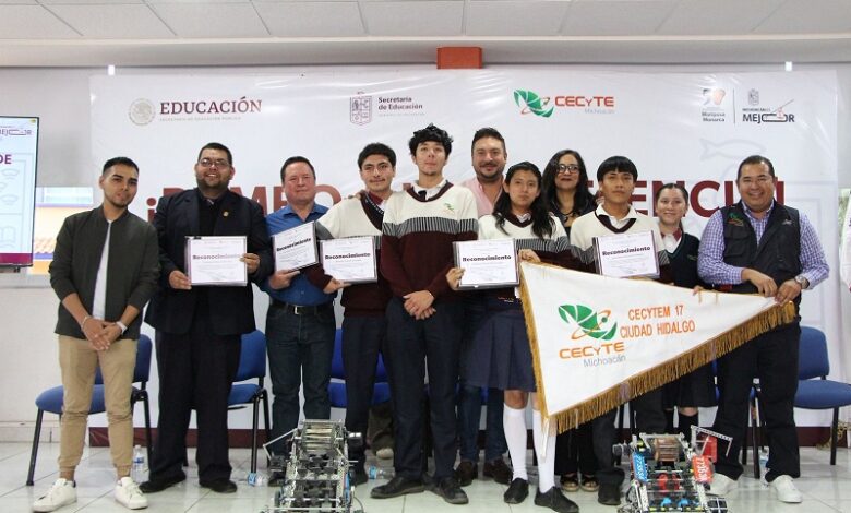 Cecytem, robótica, Michoacán