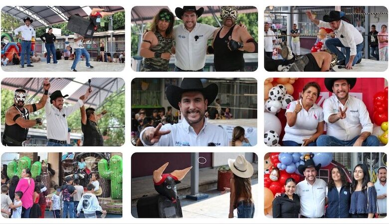 Hugo Servín Chávez festeja el Día del Niño