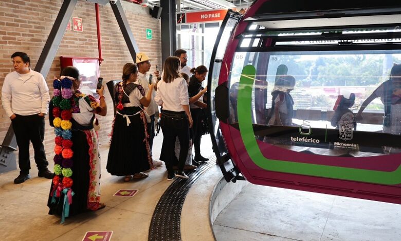 Nuevo teleférico de Uruapan