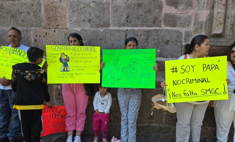 Violencia vicaria, Morelia, Manifestación