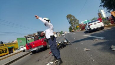 Accidente de motocicleta