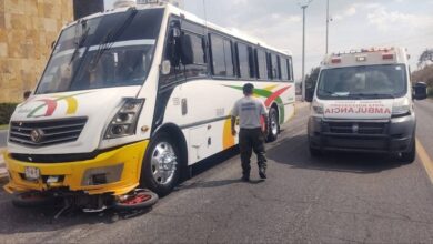 Motociclistas atropellados