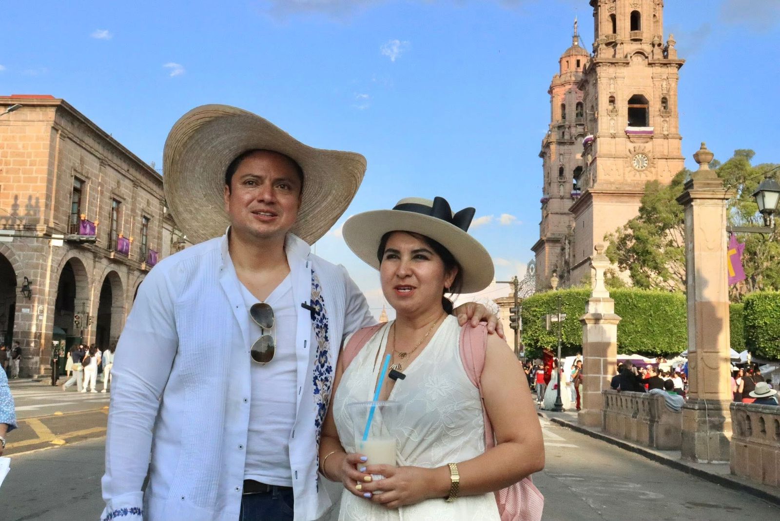 Turistas en Morelia