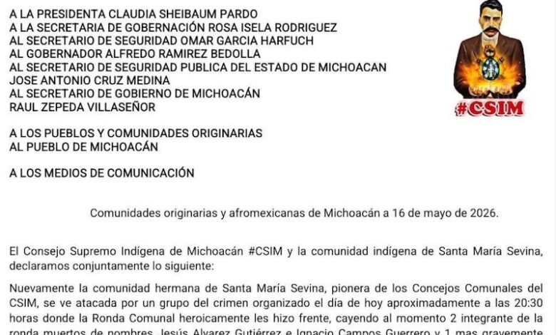 Comunicado CSIM