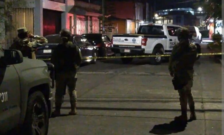Militares en zona acordonada