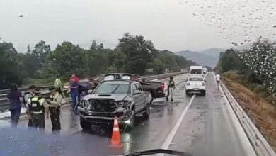 Choque entre camionetas