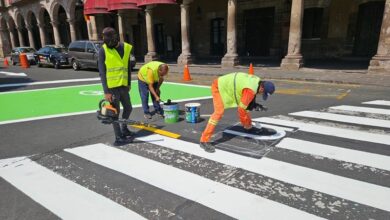 balizamiento, Avenida Madero, Morelia, seguridad vial