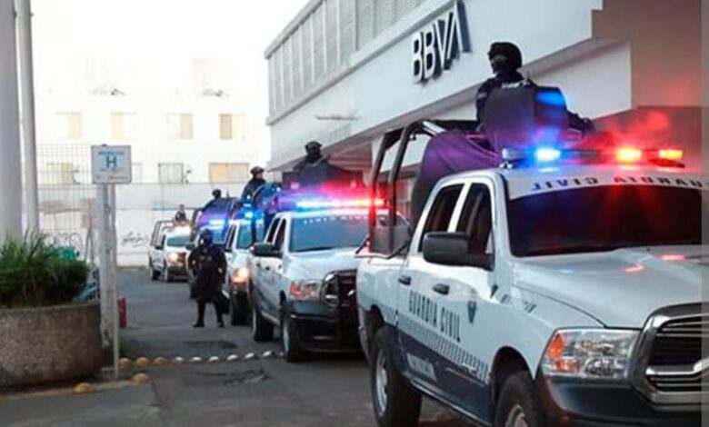 Asalto bancario en Morelia