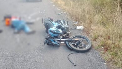 Accidente de motociclista