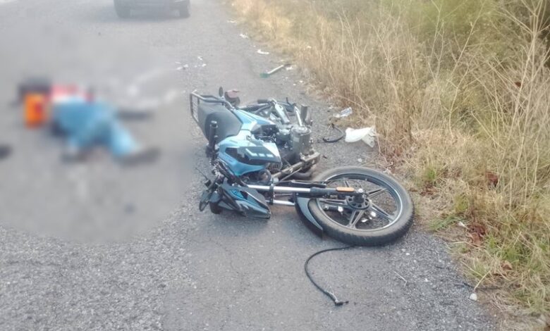 Accidente de motociclista
