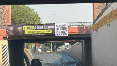 mantas de protesta, Morena, Querétaro