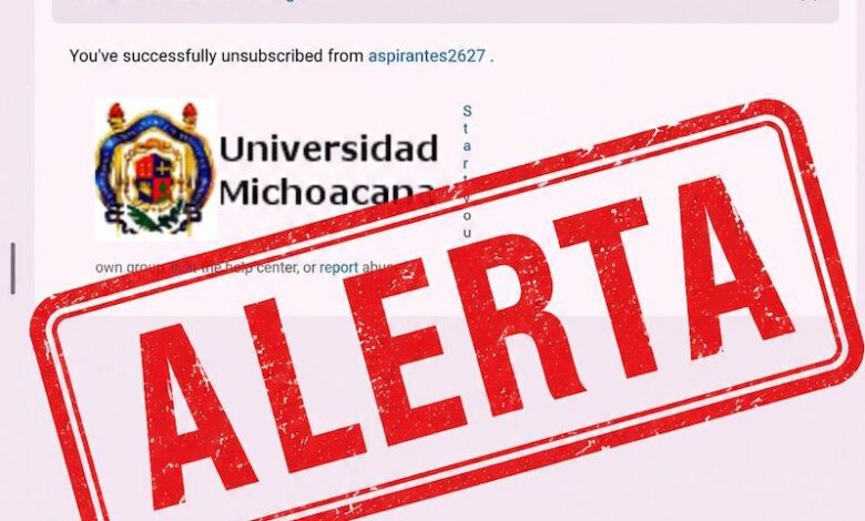 UMSNH, alerta