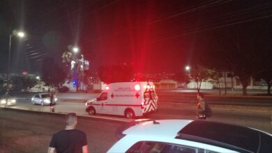 Ambulancia de noche
