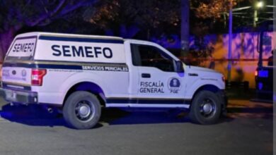 Camioneta del Semefo