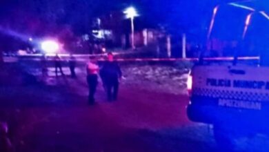 Escena del crimen en Apatzingán