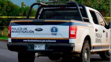 Camioneta de la FGE