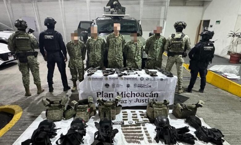 Detenidos y aseguramiento