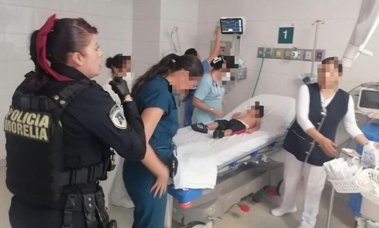 Salvan a niño intoxicado