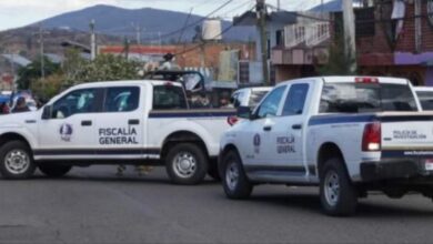 Camionetas de la FGE de Michoacán