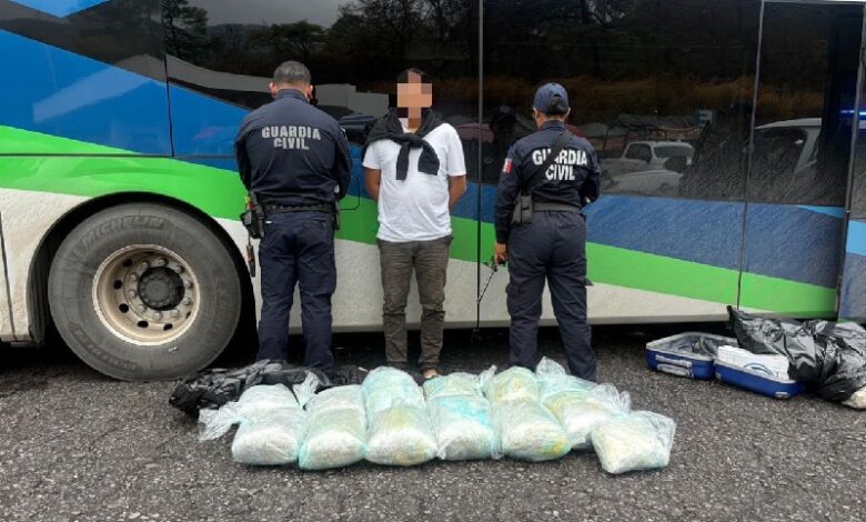 Autopista Siglo XXI, Aseguramiento de droga