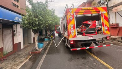 Tacámbaro, fuego