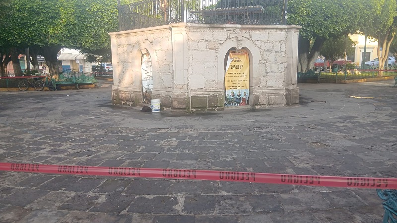 Localizan la cabeza de una mujer en la plaza principal de Tarímbaro
