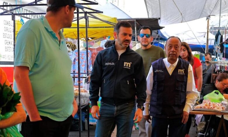Yankel Benítez recorre tianguis