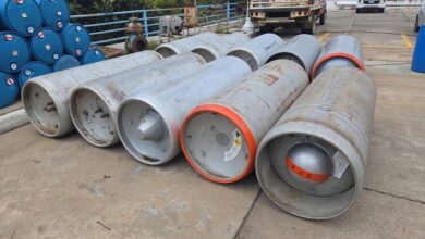 Tanques de gas cloro