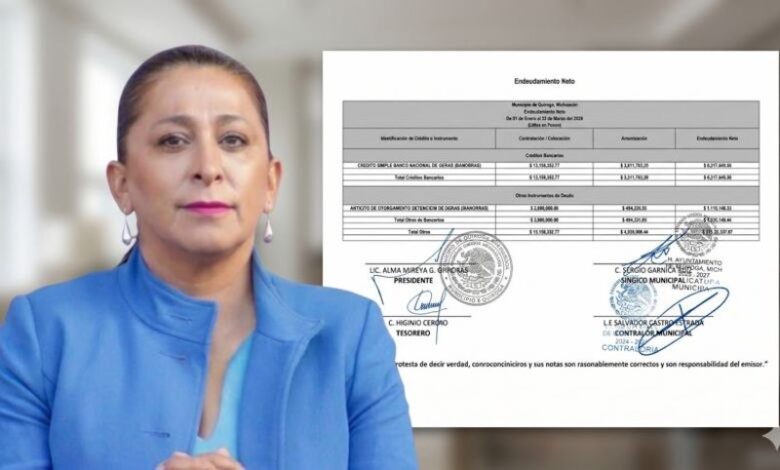 Alma Mireya González, deuda pública