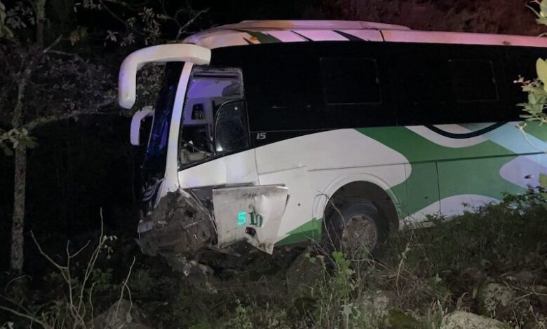 Autobús chocado