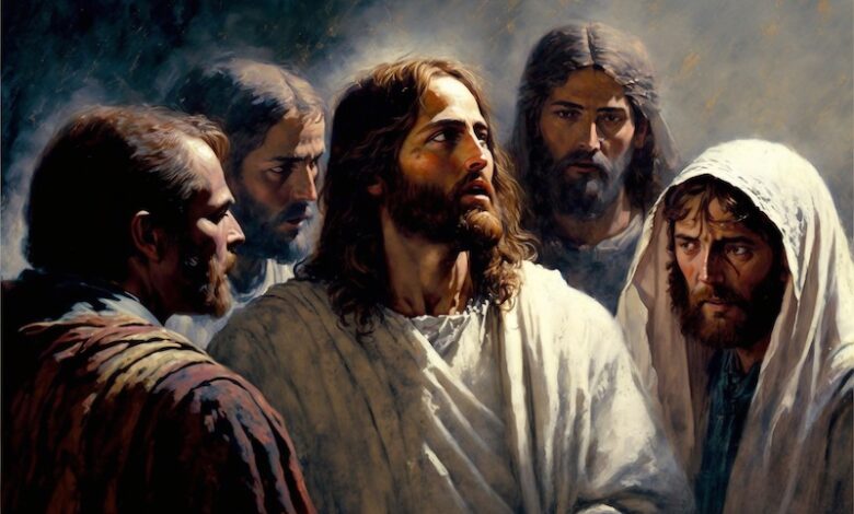Jesucristo y sus apóstoles