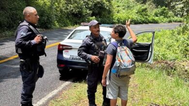 menor localizado, El Temazcal