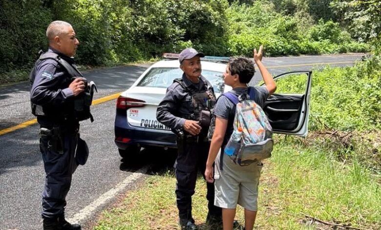 menor localizado, El Temazcal