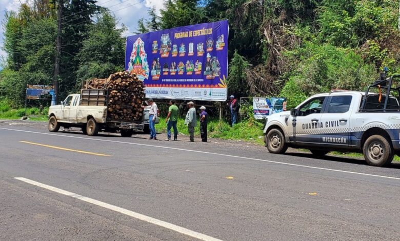 Comisión Forestal de Michoacán, Villa Madero, tala clandestina