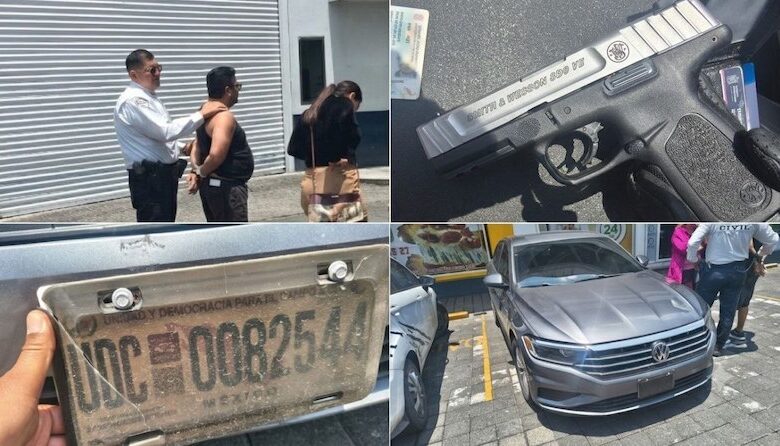 Detienen a sujeto armado en Morelia