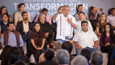 Raúl Morón en asamblea informativa