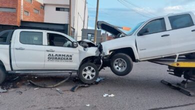 Choque frontal en Altozano